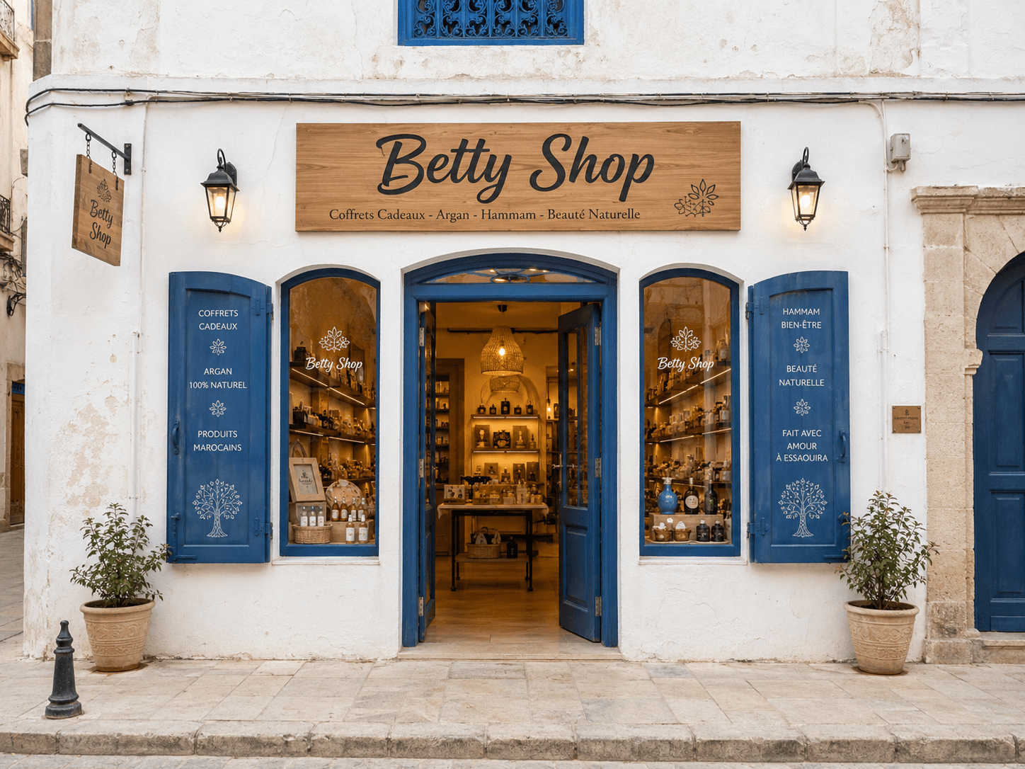 Betty Shop storefront in Essaouira